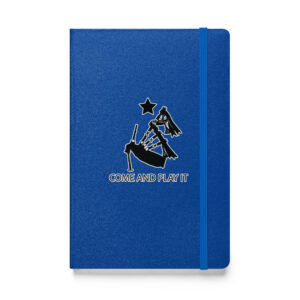 Come and Play It Piper Hardcover bound notebook