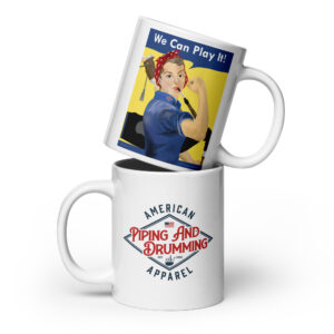 Rosie the Piper White Coffee mug