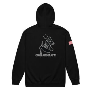 Come and Play It Piper zip hoodie