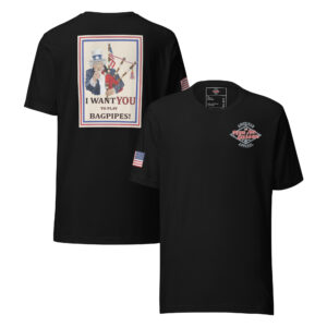 Uncle Sam Pipers t-shirt