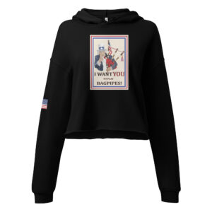Uncle Sam Piper Women's Crop Hoodie