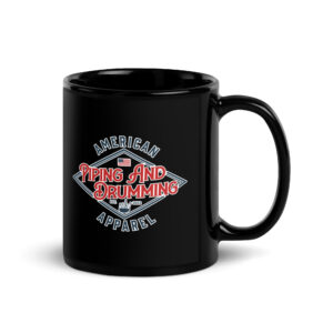 APD Logo Black Glossy Mug