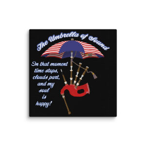 Umbrella of Sound Canvas