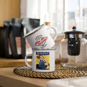Rosie the Piper Enamel Mug