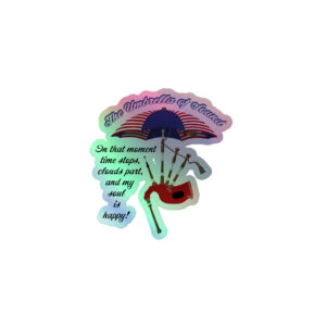 Umbrella of Sound Holographic sticker
