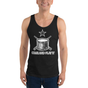 Come and Play It Drummer Men's Tank Top
