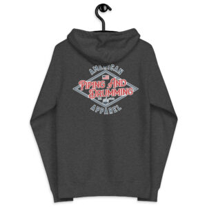 APD Logo fleece zip up hoodie