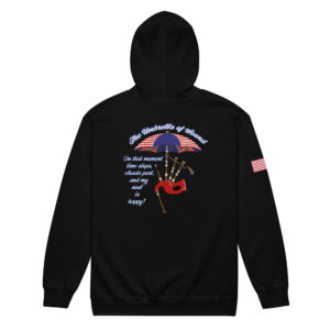 Umbrella of Sound Dark Colors heavy blend zip hoodie