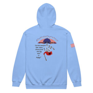Umbrella of Sound Light Colors heavy blend zip hoodie