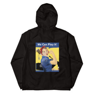 Rosie the Piper lightweight zip up windbreaker