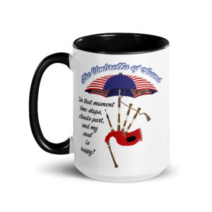 Umbrella of Sound Mug with Color Inside