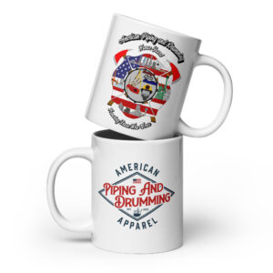 APD Honor Guard White glossy mug
