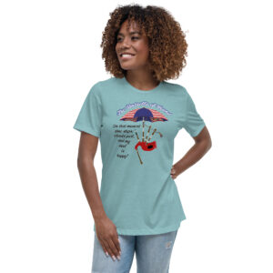 Umbrella of Sound Light Colors (Front) Women's Relaxed T-Shirt