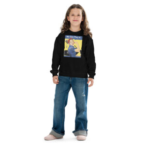 Rosie the Piper Youth crewneck sweatshirt