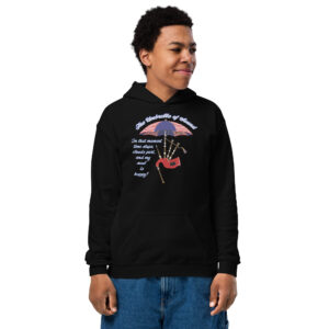 Umbrella of Sound Dark Colors Youth Long Sleeve T-Shirt