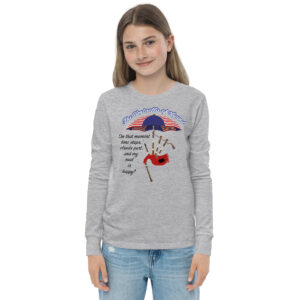 Umbrella of Sound Light Colors Youth Long Sleeve T-Shirt