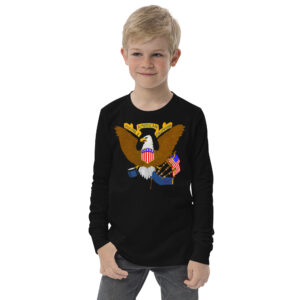 APD Eagle Youth long sleeve tee