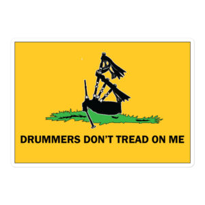Gadsden Piper Flag stickers