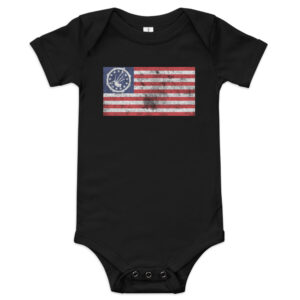 APD Flag Baby short sleeve one piece