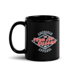 APD Flag Black Glossy Mug