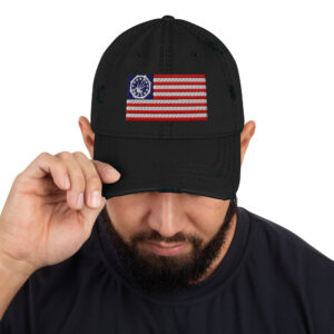APD Flag Distressed Dad Hat