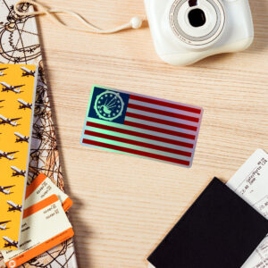 APD Flag Holographic stickers