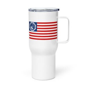APD Flag Travel mug with a handle
