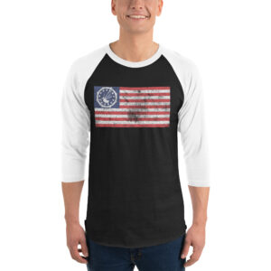 APD Flag 3/4 sleeve shirt