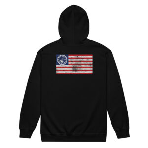 APD Flag 2 heavy blend zip hoodie
