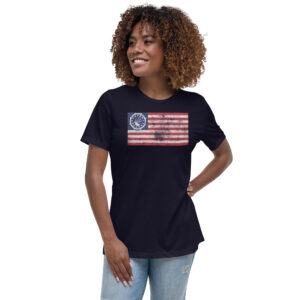 APD Flag Women's Relaxed T-Shirt